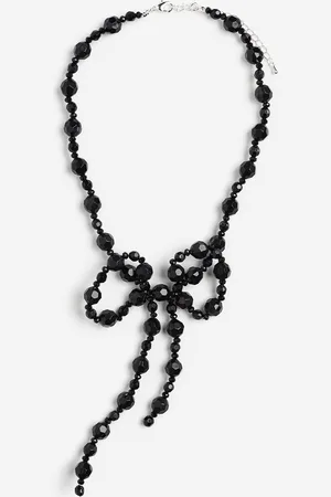 H&M Girls Bow-Detail Beaded Necklace