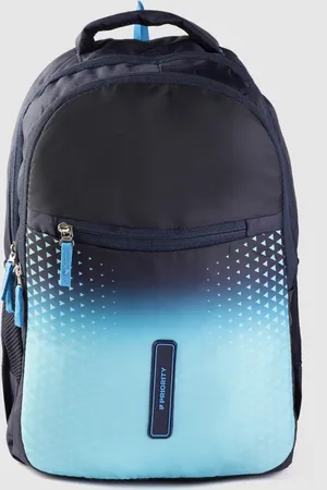 Priority Unisex Geometric Printed Laptop Backpack-38L