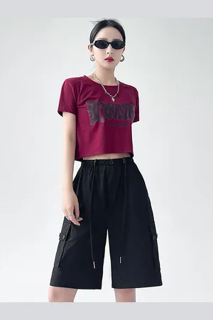 LULU & SKY Women Loose Fit High-Rise Shorts