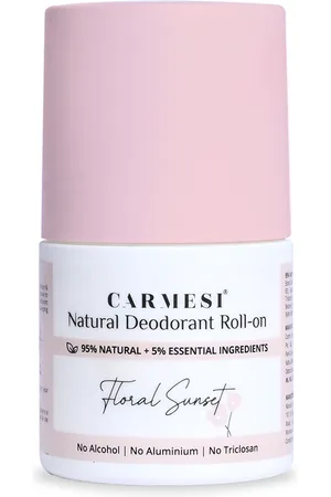 CARMESI Women Natural UnderArms Roll-On Deodorant - Floral Sunset - 50 ml