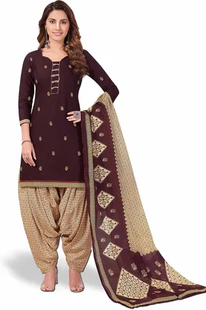 Miraan Printed Pure Cotton Unstitched Dress Material