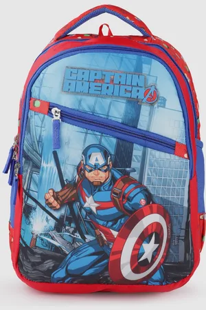 Priority Boys Captain America Printed Backpack 25 L