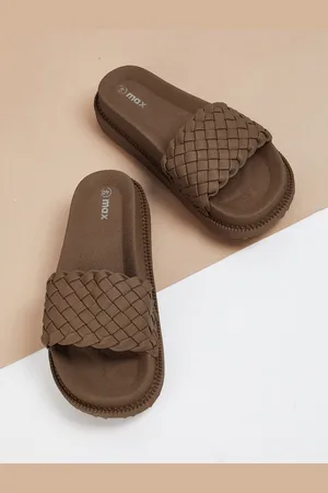 Max Collection Women Self Design Thong Flip-Flops