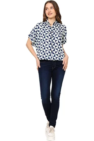 Kalini Women Polka Dot Opaque Printed Shirt