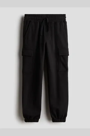 H&M Boys Mid-Rise Cargo Trousers