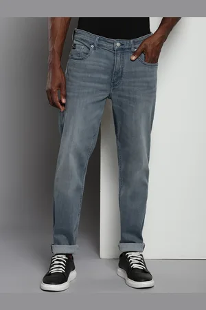 Calvin Klein Men Mid-Rise Clean Look Light Fade Stretchable Jeans
