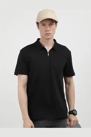 Calvin Klein Men Mandarin Collar T-shirt
