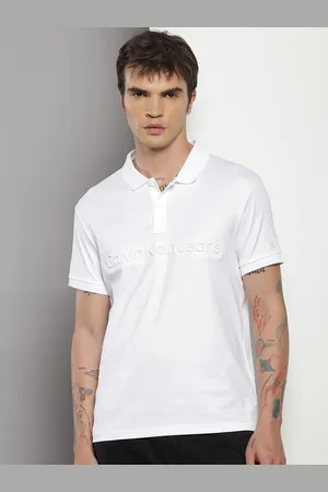 Calvin Klein Cotton Polo Collar Short Sleeves Pockets T-shirt