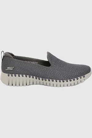 Skechers Women Go Walk Smart-Silver Cloud Slip-On Sneakers