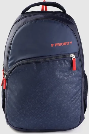 Priority Unisex Geometric Printed Laptop Backpack-38L