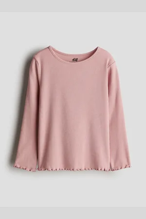 H&M Girls Long-Sleeved Jersey Top