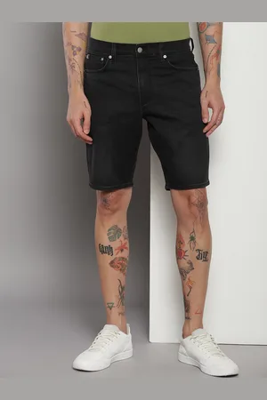 Calvin Klein Men Mid-Rise Denim Shorts
