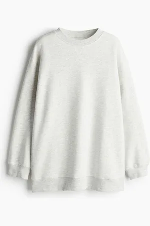 H&M Women Solid Oversized Sweatshirts