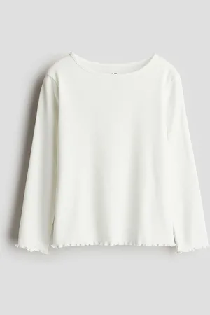 H&M Girls Long-Sleeved Jersey Top