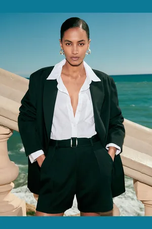 H&M Women Belted Pull-On Shorts