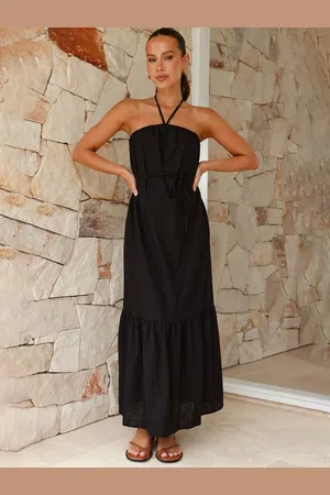 marie claire Women Off-Shoulder A-Line Maxi Dress