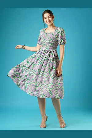Globus Women Bright ideas Floral Print Fit & Flare Midi Dress