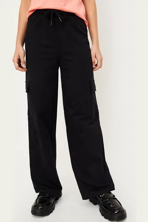 Max Collection Girls Cotton Parallel Trousers