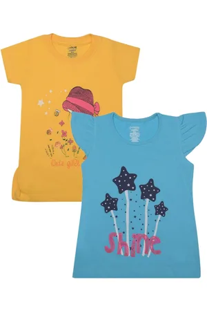Dollar Champion Girls Pack Of 2 Graphic Printed T-shirts