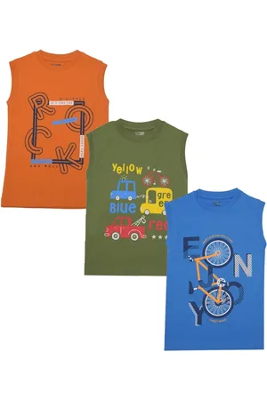 Dollar Champion Boys Pack Of 3 Printed T-shirt