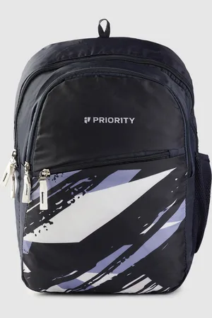 Priority Unisex Abstract Printed Backpack-27L