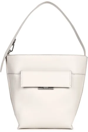 Calvin Klein Oversized Bowling Hobo Bag with Bow Detail