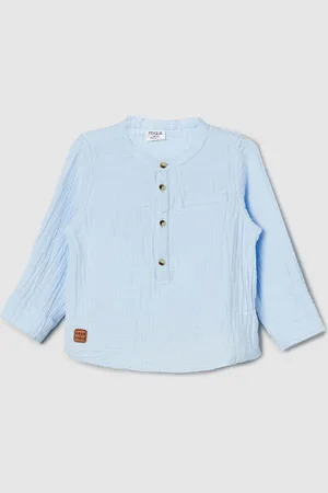 Max Collection Boys Opaque Striped Casual Shirt
