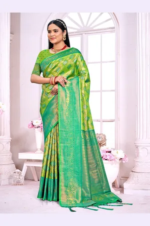 Ishin Zari Woven Tassel Saree with Blouse