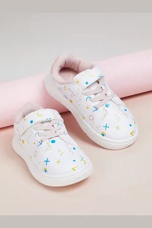Max Collection Girls Printed Round Toe Comfort Insole Sneakers