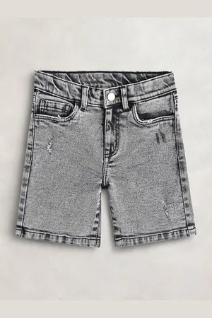 Cherry Crumble Boys Grey Denim Denim Shorts