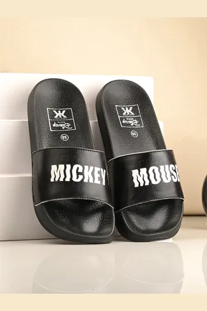 Kook N Keech Women Black Printed Thong Flip-Flops