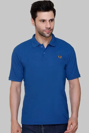 Flossberry Stylish Men Embroidered Polo Collar T-shirt
