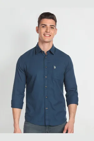 Ralph Lauren Spread Collar Long Sleeves Casual Shirt