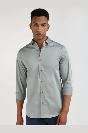 Calvin Klein Men Slim Fit Opaque Casual Shirt