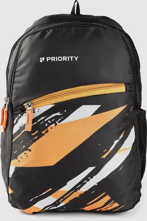 Priority Unisex Abstract Printed Backpack-27L