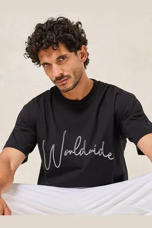 Styli Men Typography Printed T-shirt