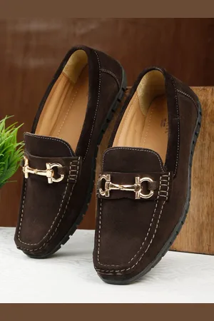 Teakwood Leathers Men Suede Loafers