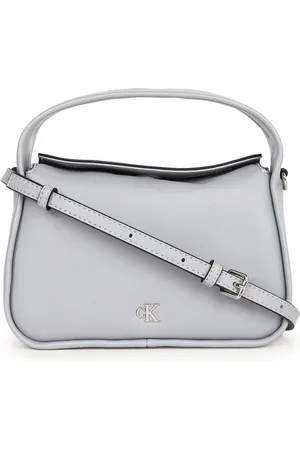 Calvin Klein PU Bowling Handheld Bag with Tasselled