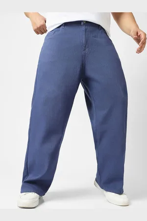 URBANO Urbano Fashion Men Non Stretchable Loose Baggy Fit Washed Jeans
