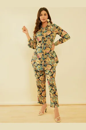 Soch Printed Shirt With Trousers Co-ord