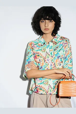ONLY Women Ethnic Motifs Opaque Printed Casual Shirt