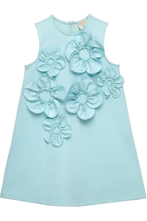 SPUNKIES Girls Round Neck Sleeveless A-Line Dress