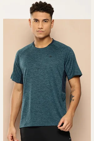 Alcis Men Printed Slim Fit Sports T-shirt