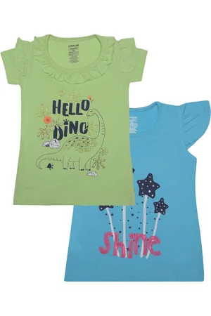 Dollar Champion Girls Pack Of 2 Graphic Printed T-shirts