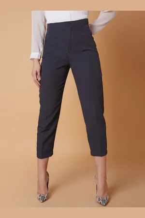 SHOWOFF Women Comfort Slim Fit Cigarette Trousers