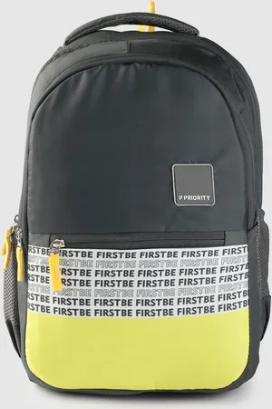 Priority Unisex Typography Printed Laptop Backpack-38L