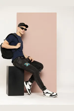 HARVARD Men Printed Jogger Style Jeans