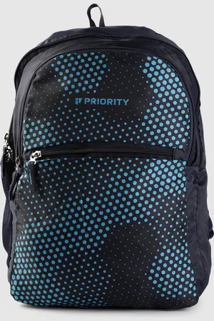 Priority Unisex Polka Dot Printed Backpack-27L