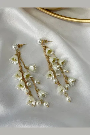 ISHKAARA Contemporary Drop Earrings