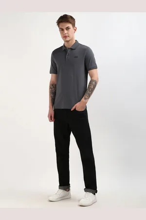 Calvin Klein Men Solid Polo Collar Organic Cotton Slim Fit T-Shirt